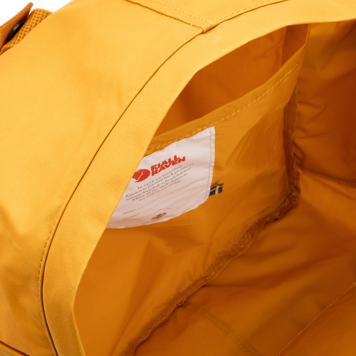 Sac à dos KANKEN 16L jaune, FJALLRAVEN