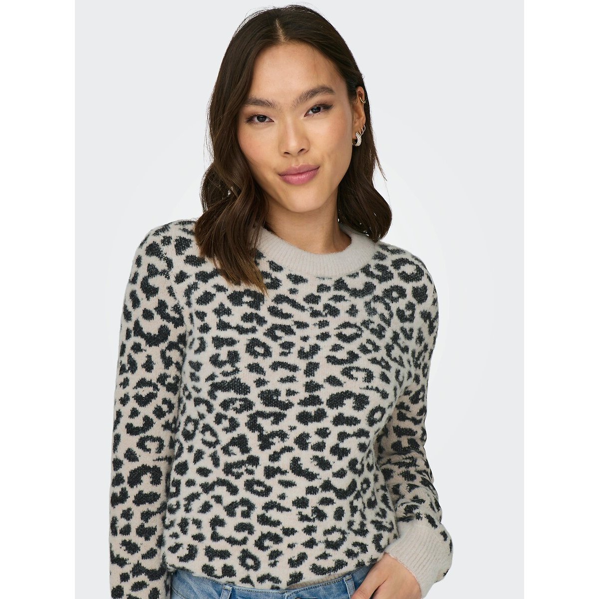 Crew Neck Jumper beige, JDY