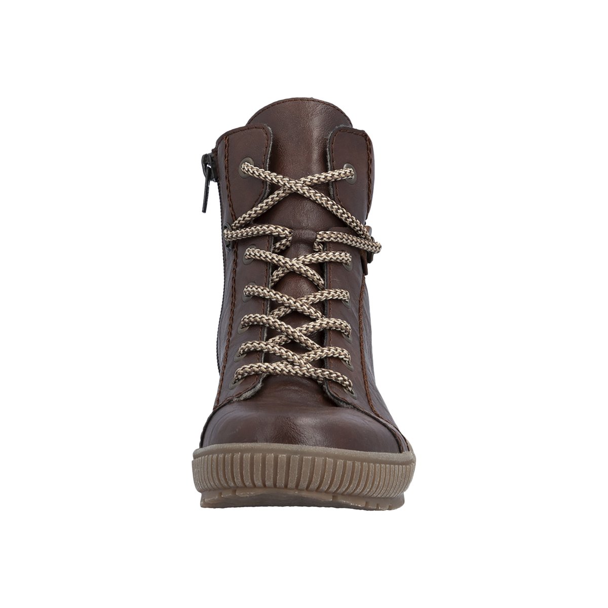 Bottines Cuir Clarino marron, RIEKER