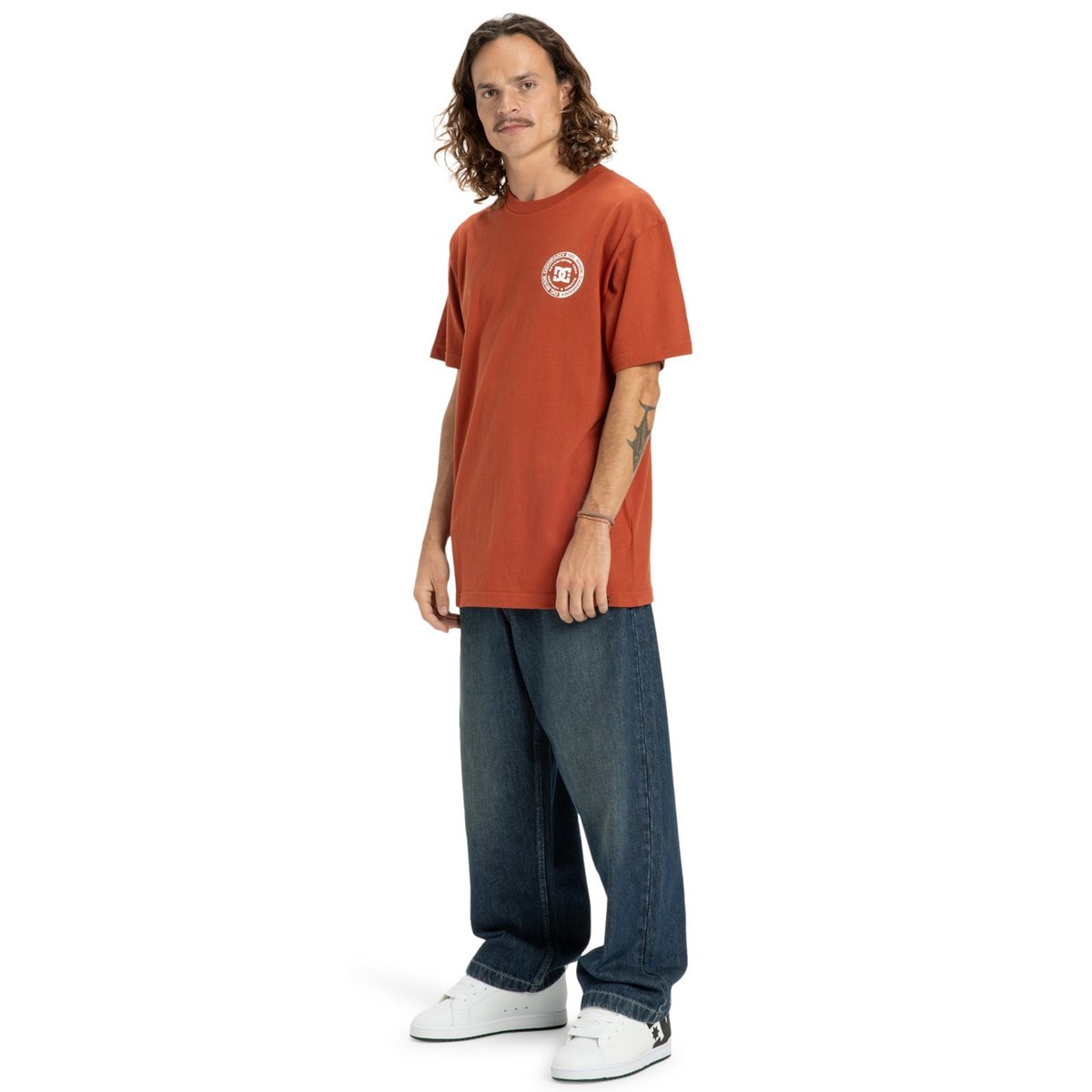 T-shirt à manches courtes. orange picante, DC SHOES