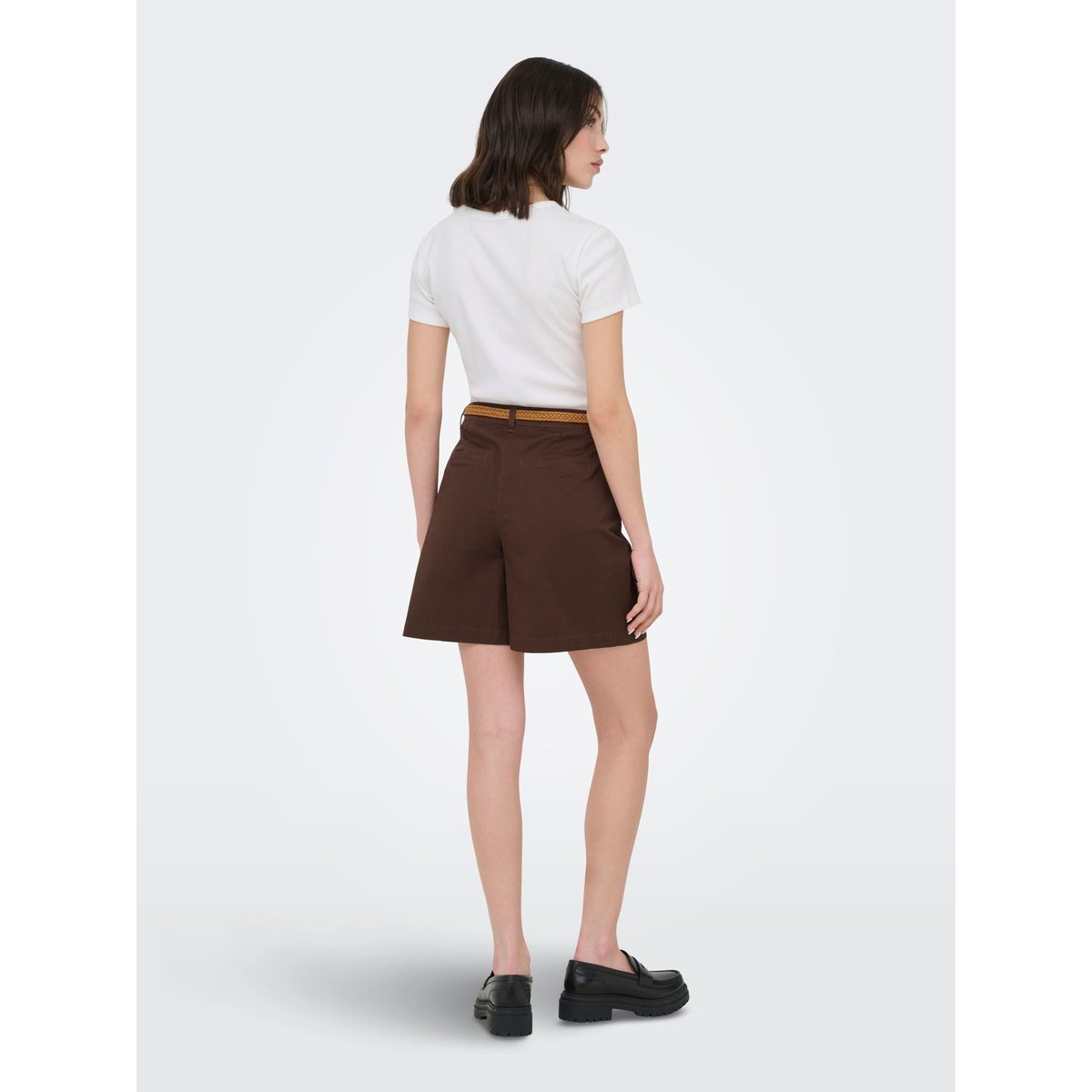 Short marron - chicory coffee 1, JDY