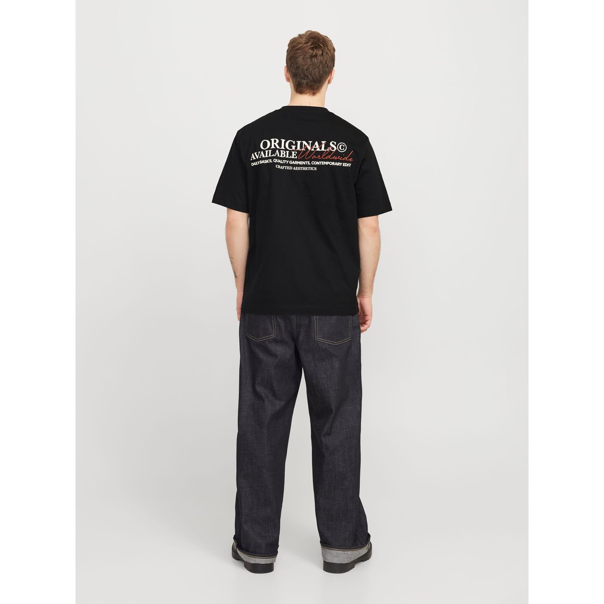 T-Shirt noire - black, JACK & JONES