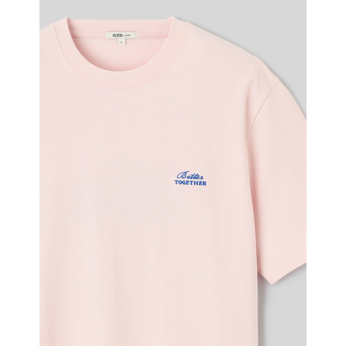 T-shirt animation devant/dos rose, BZB