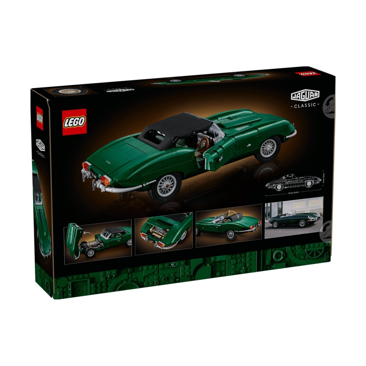 Jaguar E-Type vert, LEGO
