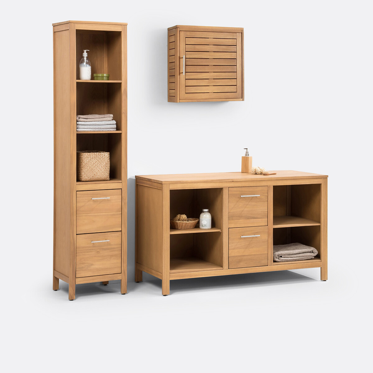 Armoire de toilette murale, Charon acacia, LA REDOUTE INTERIEURS