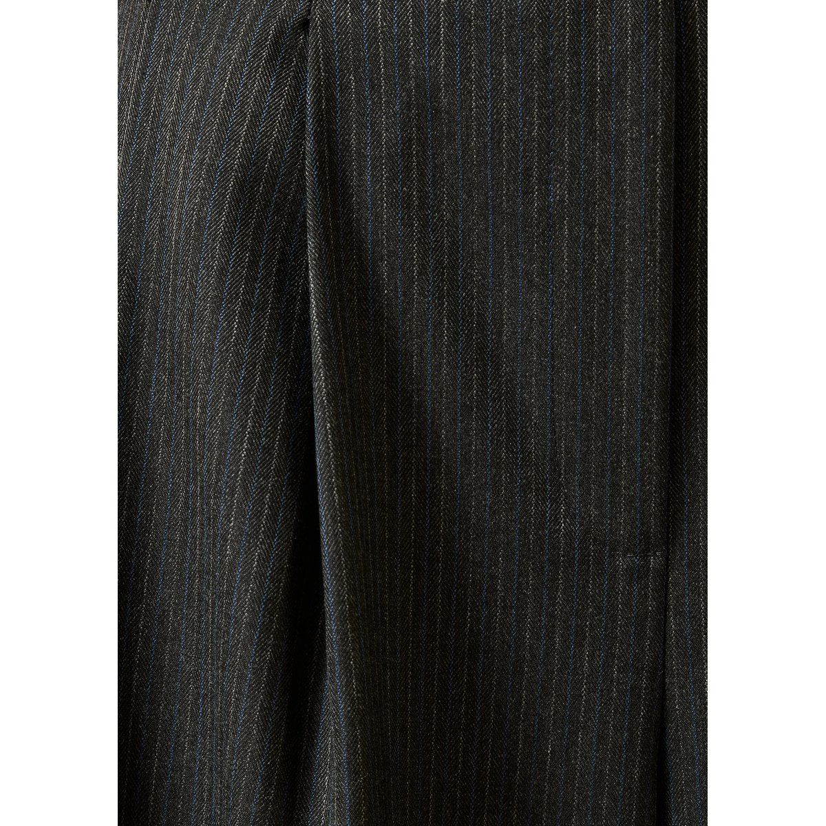 Pantalon large rayé taille haute anthracite, LA FEE MARABOUTEE