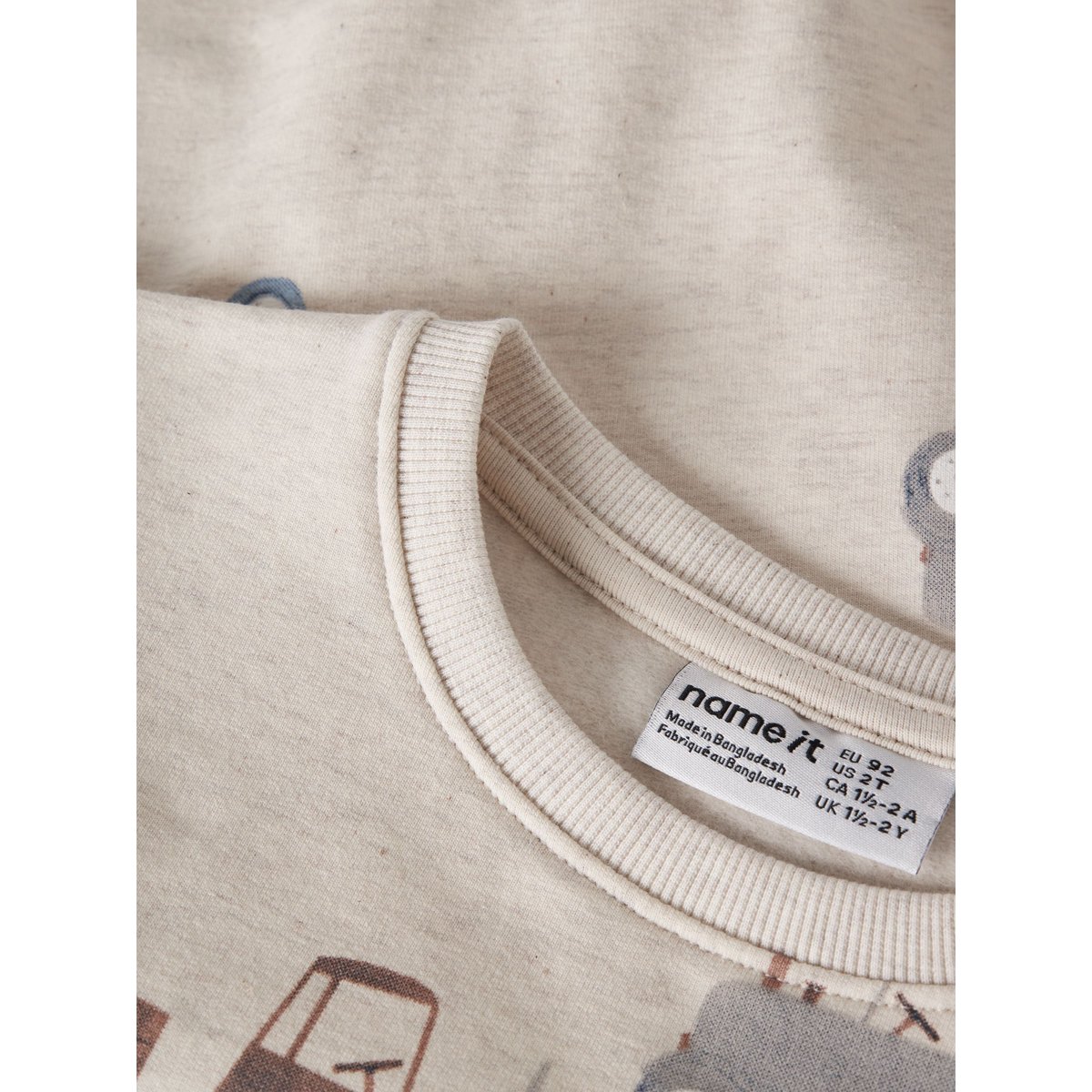 Sweat-Shirt peyote melange, NAME IT