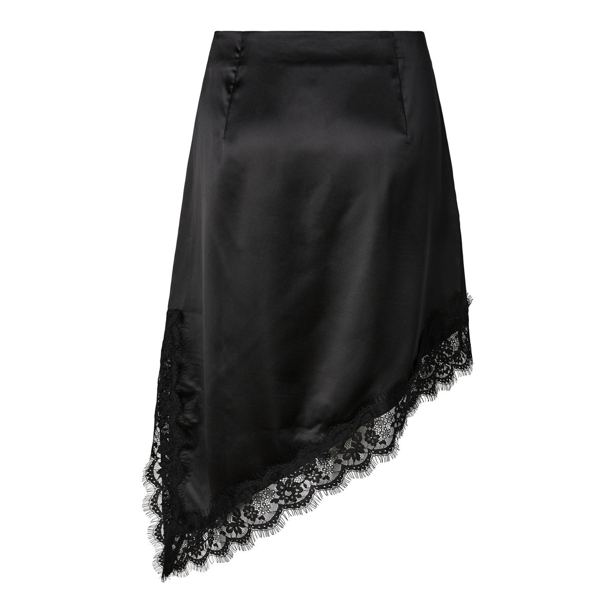 Jupe Mi-Longue noir - black1, PIECES