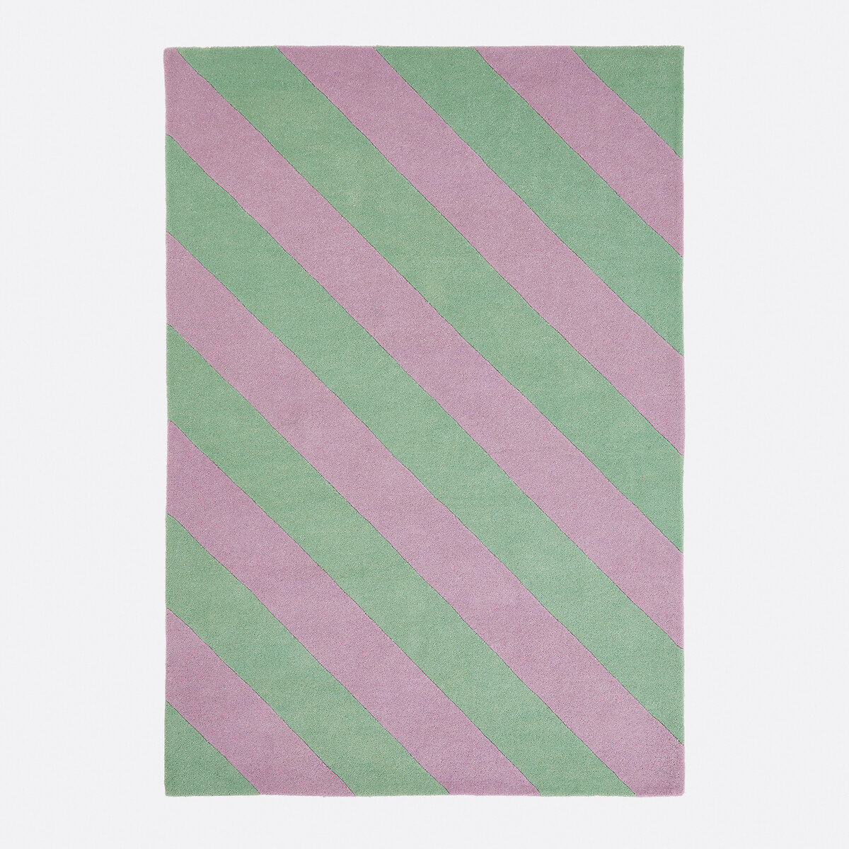 Tapis laine Izalio lilas/vert, LA REDOUTE INTERIEURS
