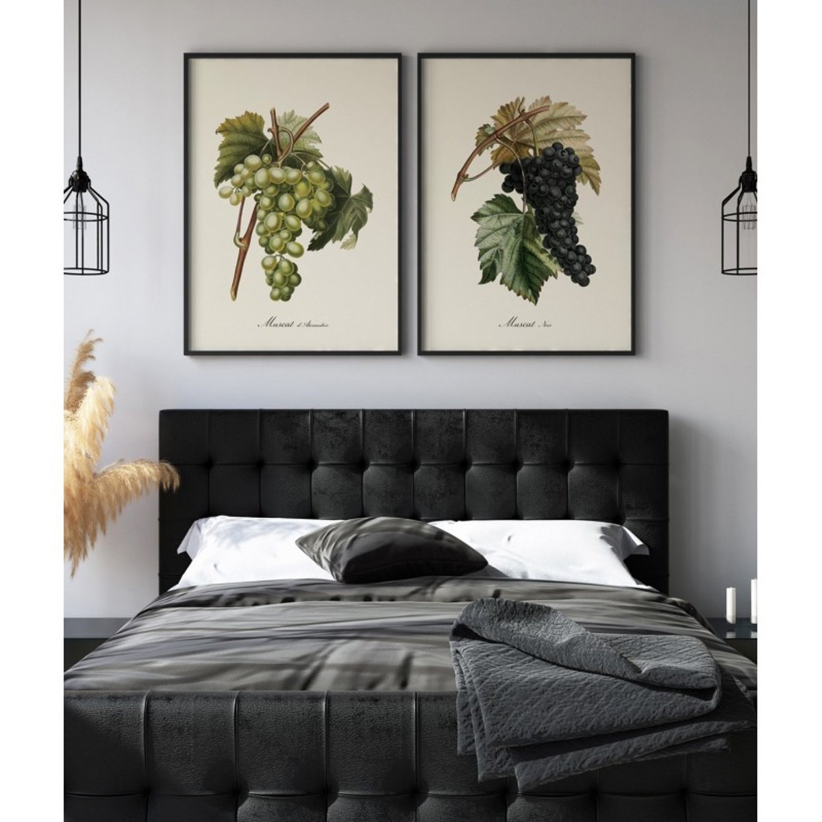 Affiche grappe raisin Muscat d'Alexandrie vert, THE DYBDAHL CO