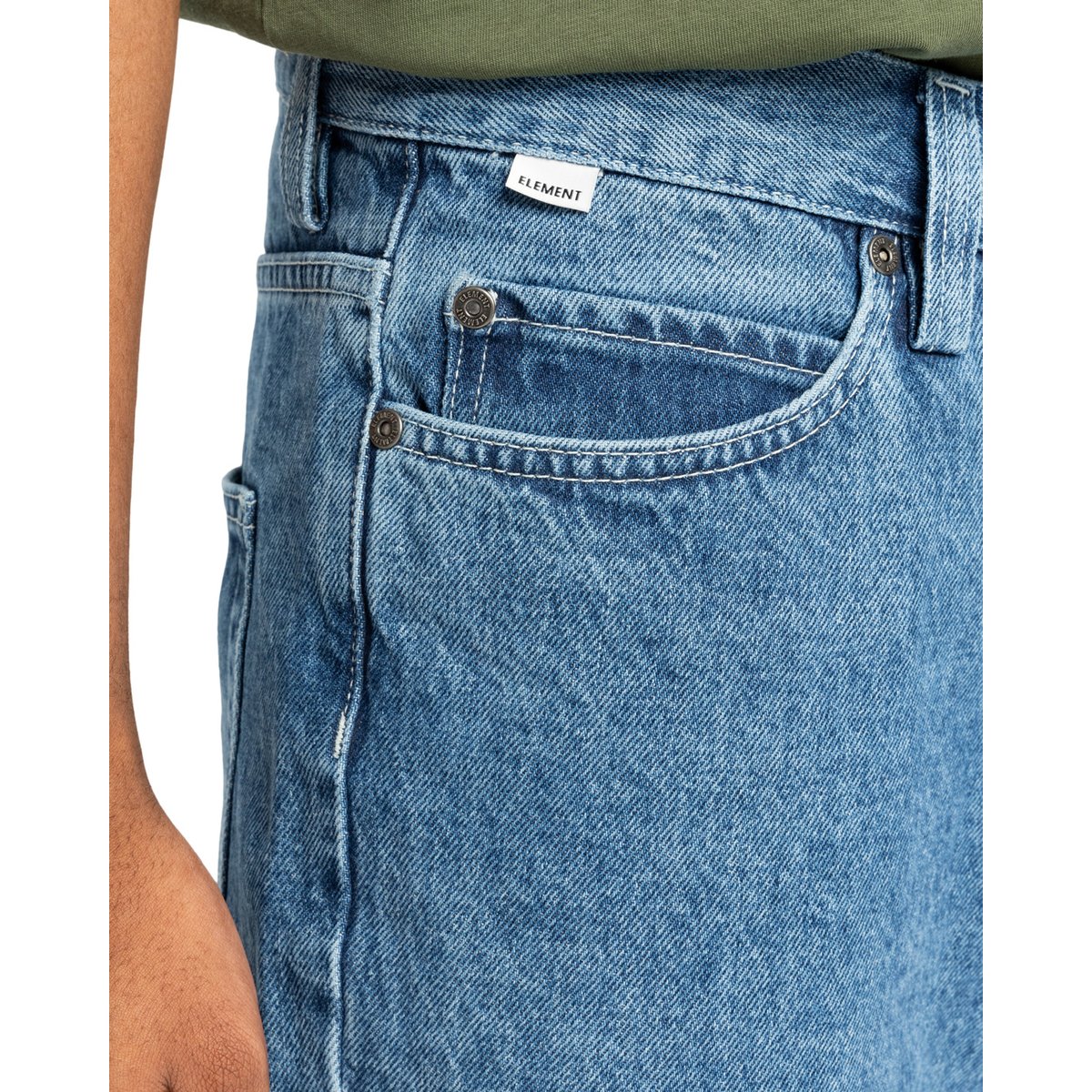 Jean RELAX bleu mid used, ELEMENT