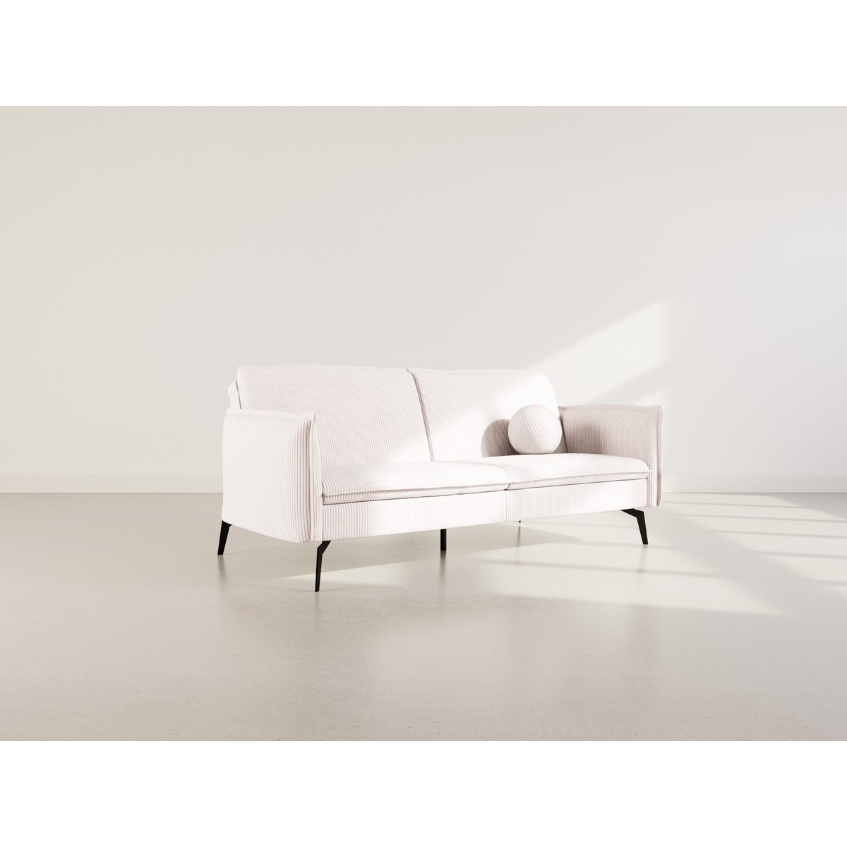 Canapé Clic-clac en  2 places - LEXIE beige, BEST MOBILIER