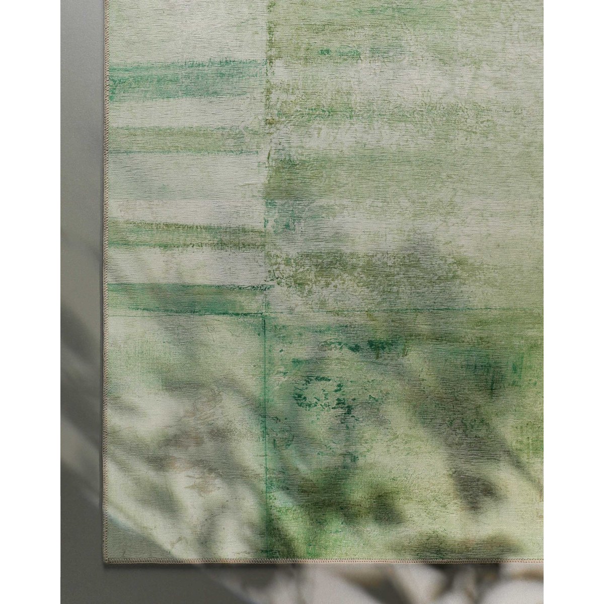 WECONhome Maui, tissé machine, coton, tapis tissé plat, certifié OEKO-TEX® (n° D20-0634) (70 x 120 cm, vert) , Maui vert multicolore, ESPRIT