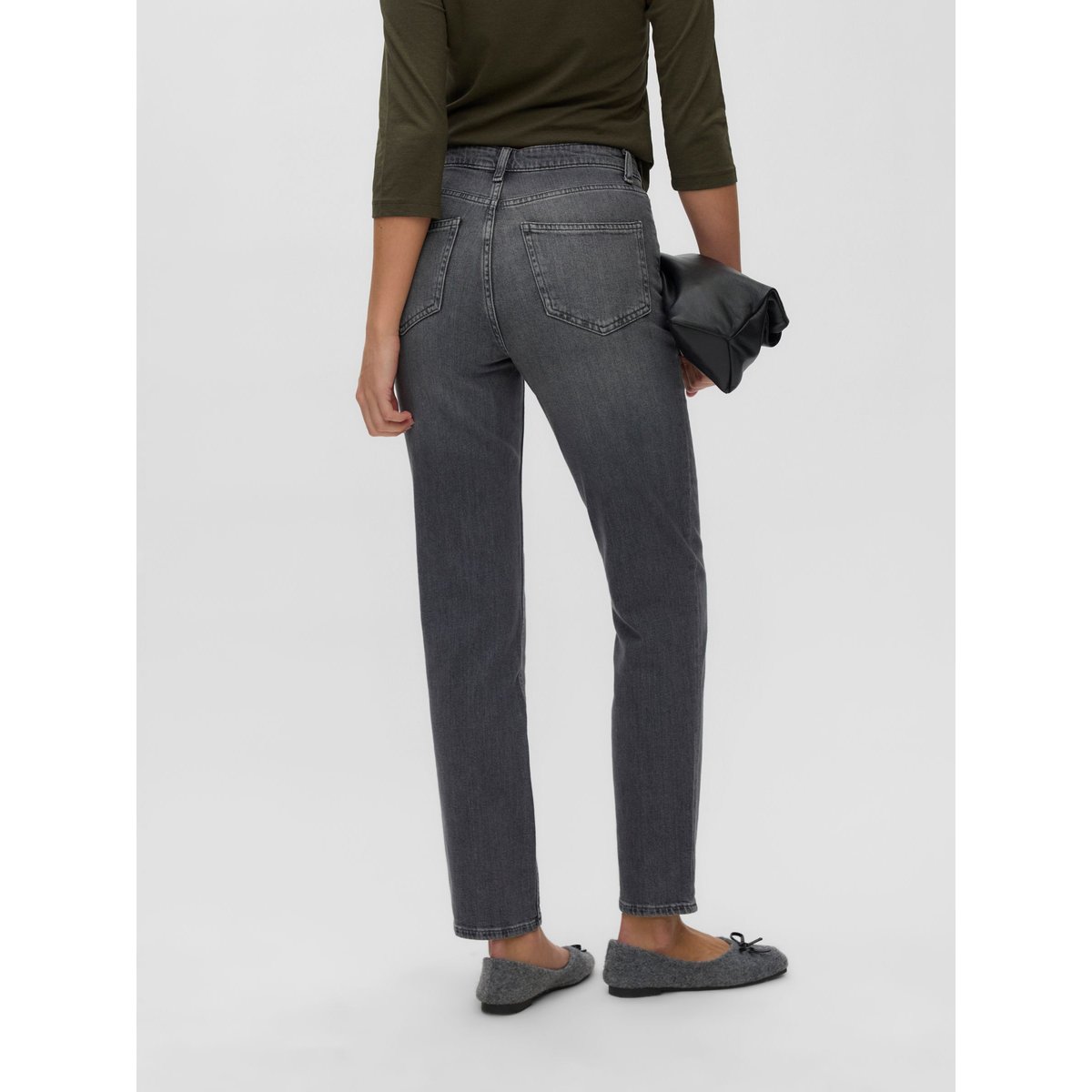 Jean Mom medium grey denim, VERO MODA