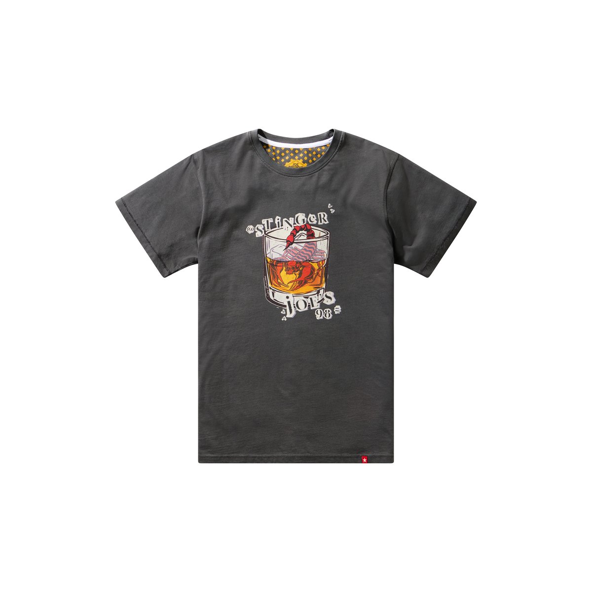 T-shirt graphique scorpion gris, JOE BROWNS