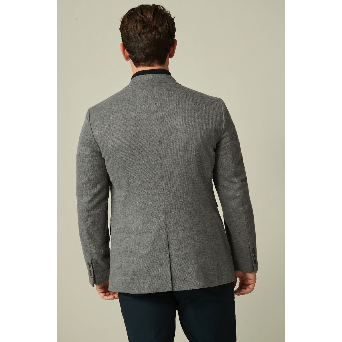 Blazer habillé texturé gris, NEXT
