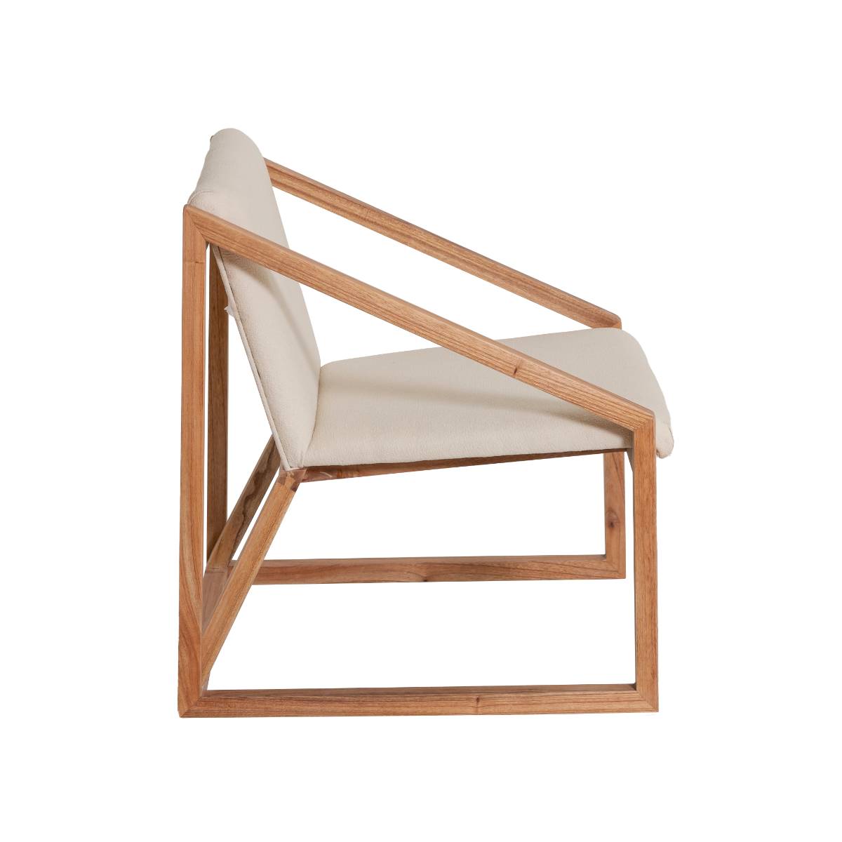 Fauteuil en bois de mindy SUZIE blanc, MADE IN MEUBLES 