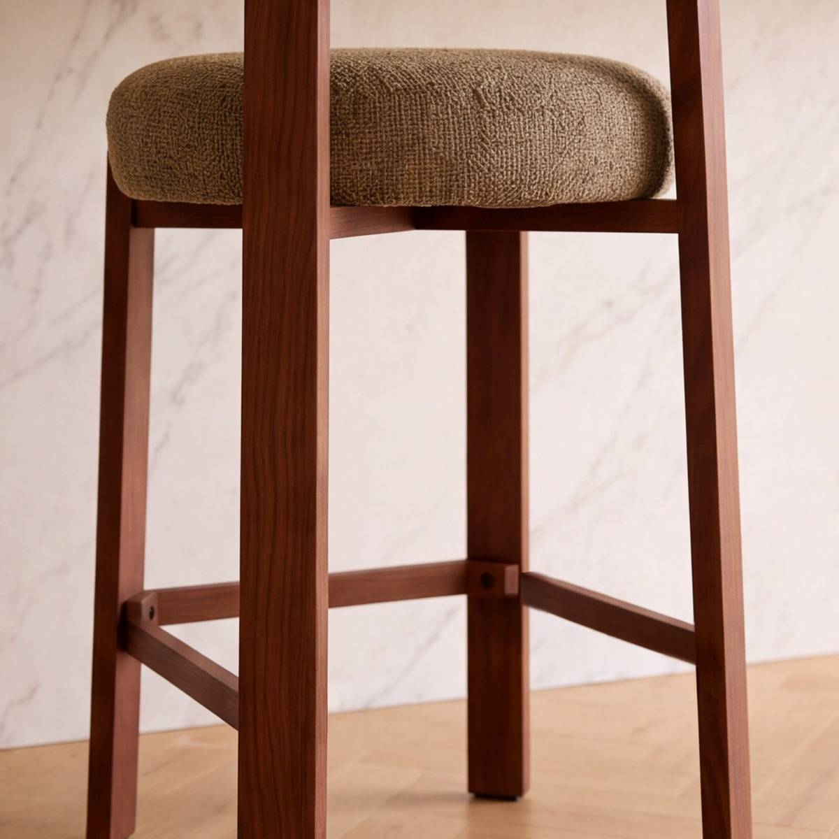 Tabouret de bar MANON vert, MADE IN MEUBLES