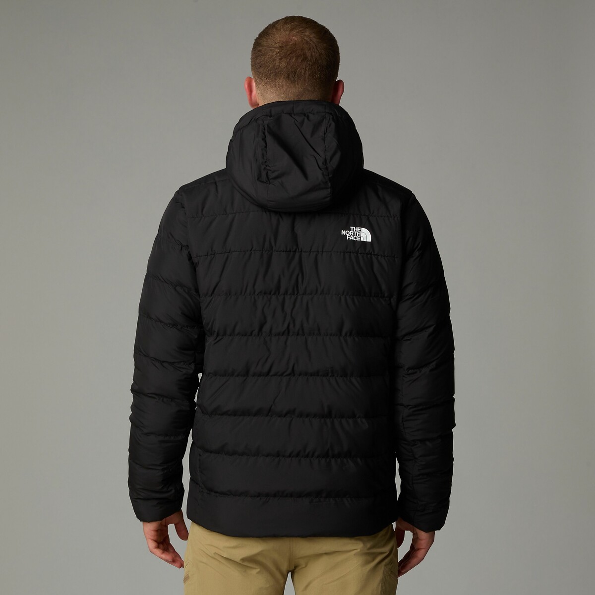 Donsjas met kap en ritssluiting zwart, THE NORTH FACE
