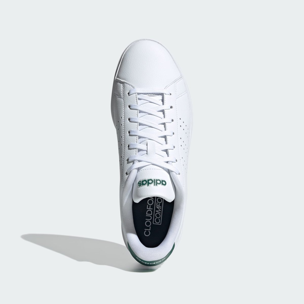 Chaussure Advantage 2.0 Chaussure Advantage 2.0 cloud white / core black / collegiate green, ADIDAS SPORTSWEAR