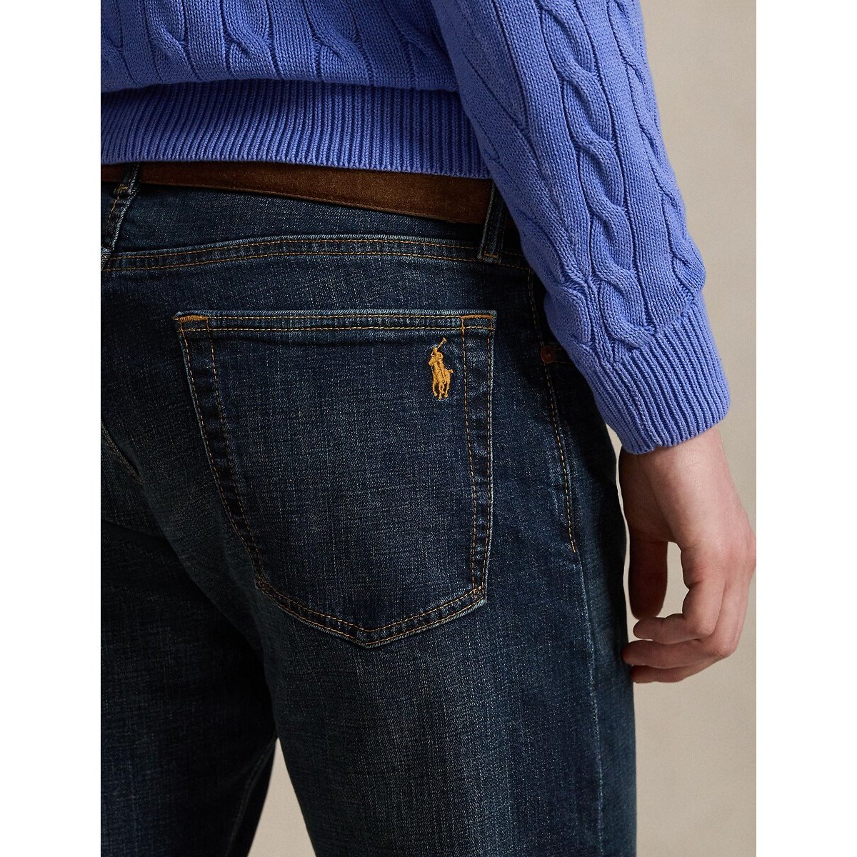 Hampton Stretch Straight Jeans denim blue , POLO RALPH LAUREN