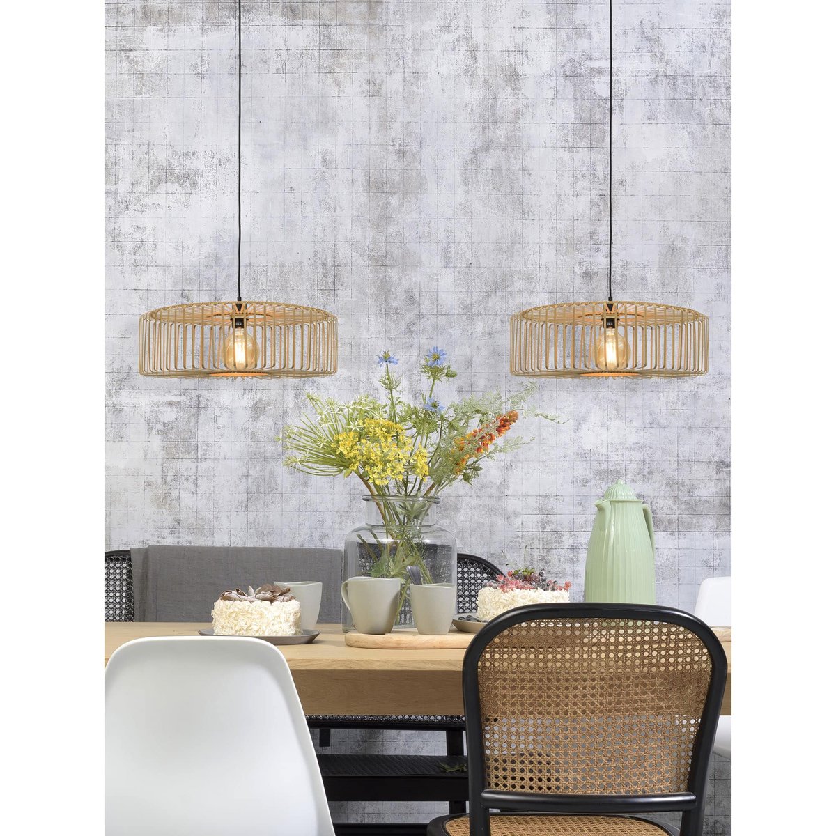 Lampe Suspendue Bambou BROMO naturel, GOOD & MOJO