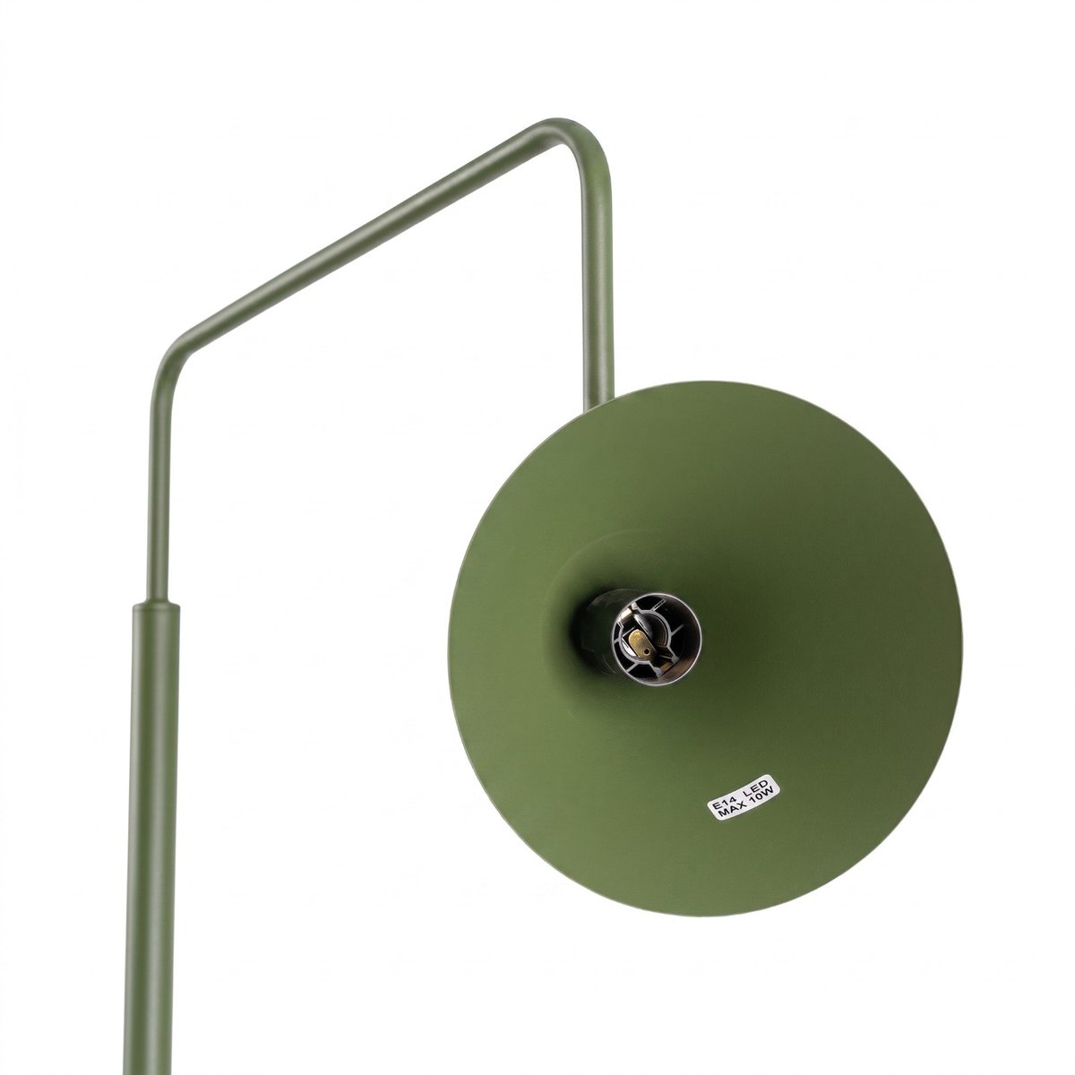 Lampadaire Vert Olive E14 1 NOX vert olive, EDEN