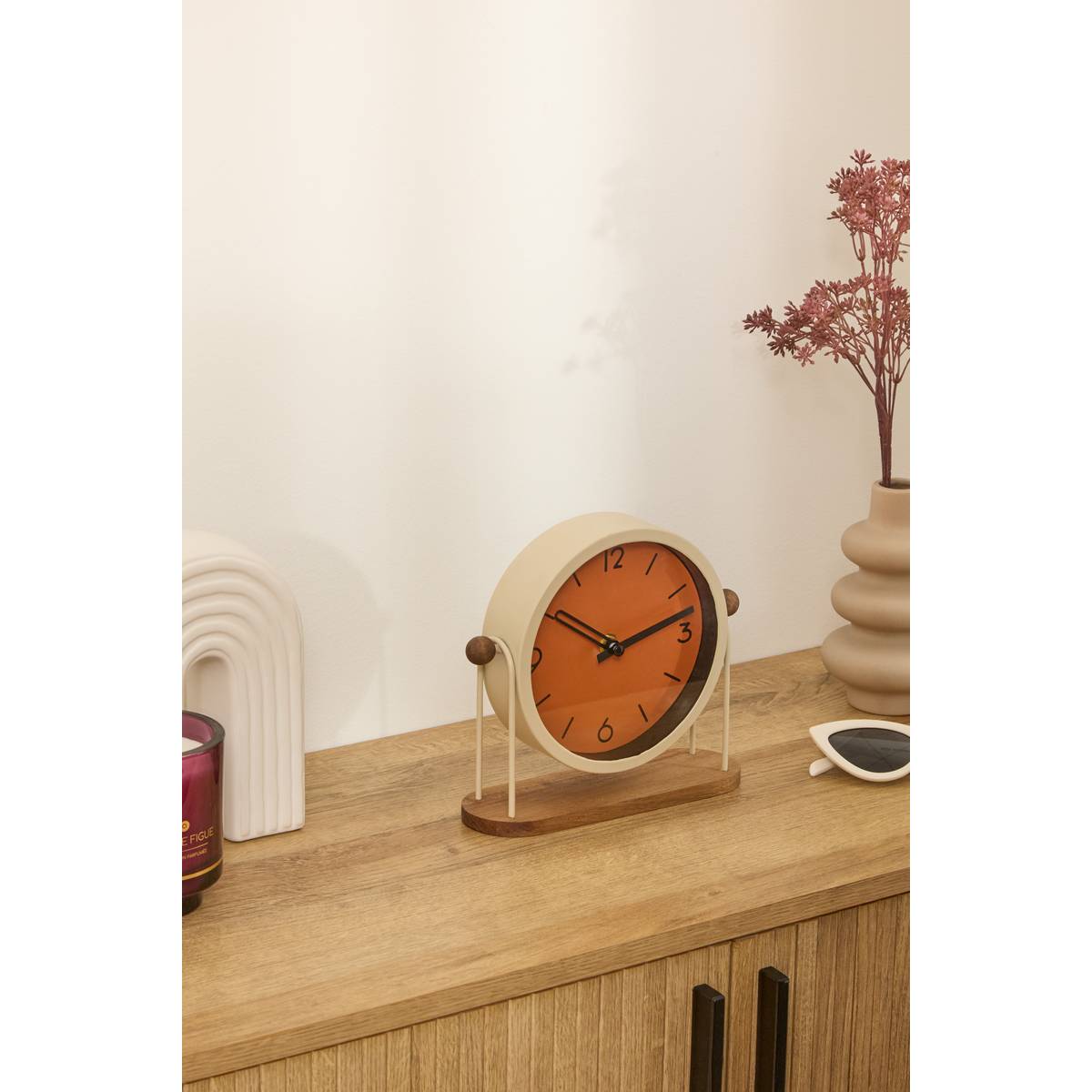 Horloge à poser Homy D.19cm modèle b, ATMOSPHERA