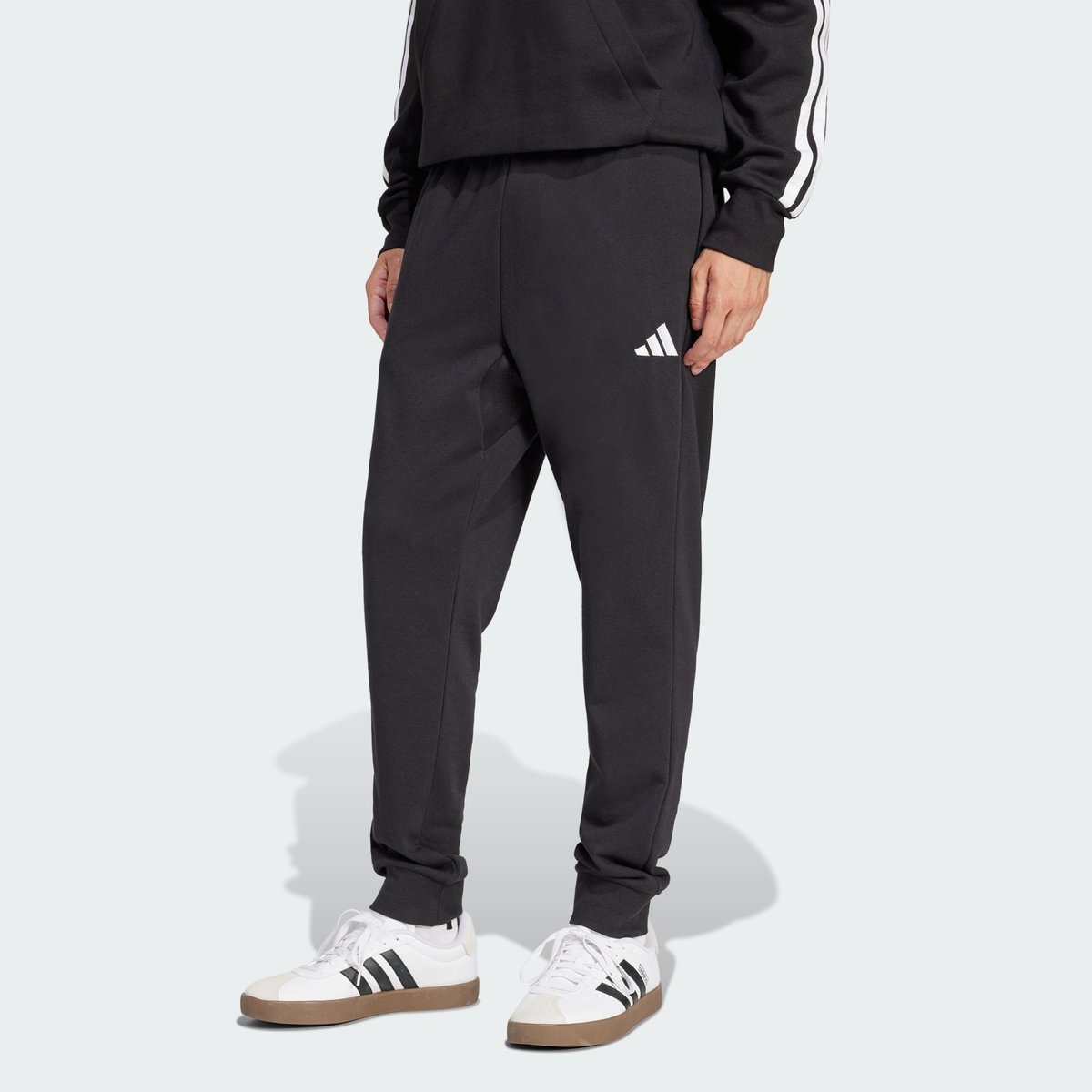 Pantalon French Terry Essentials Feel Cozy Pantalon French Terry Essentials Feel Cozy black / white, ADIDAS SPORTSWEAR