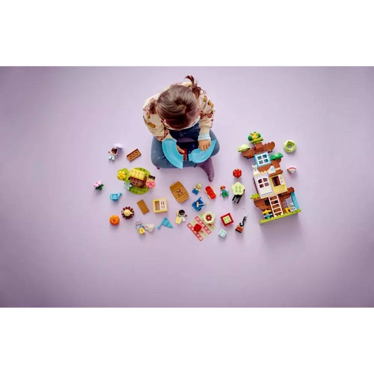 LEGO DUPLO - Cabane dans l'arbre 3-en-1 - 10993 pour les petits aventuriers multicolore, LEGO