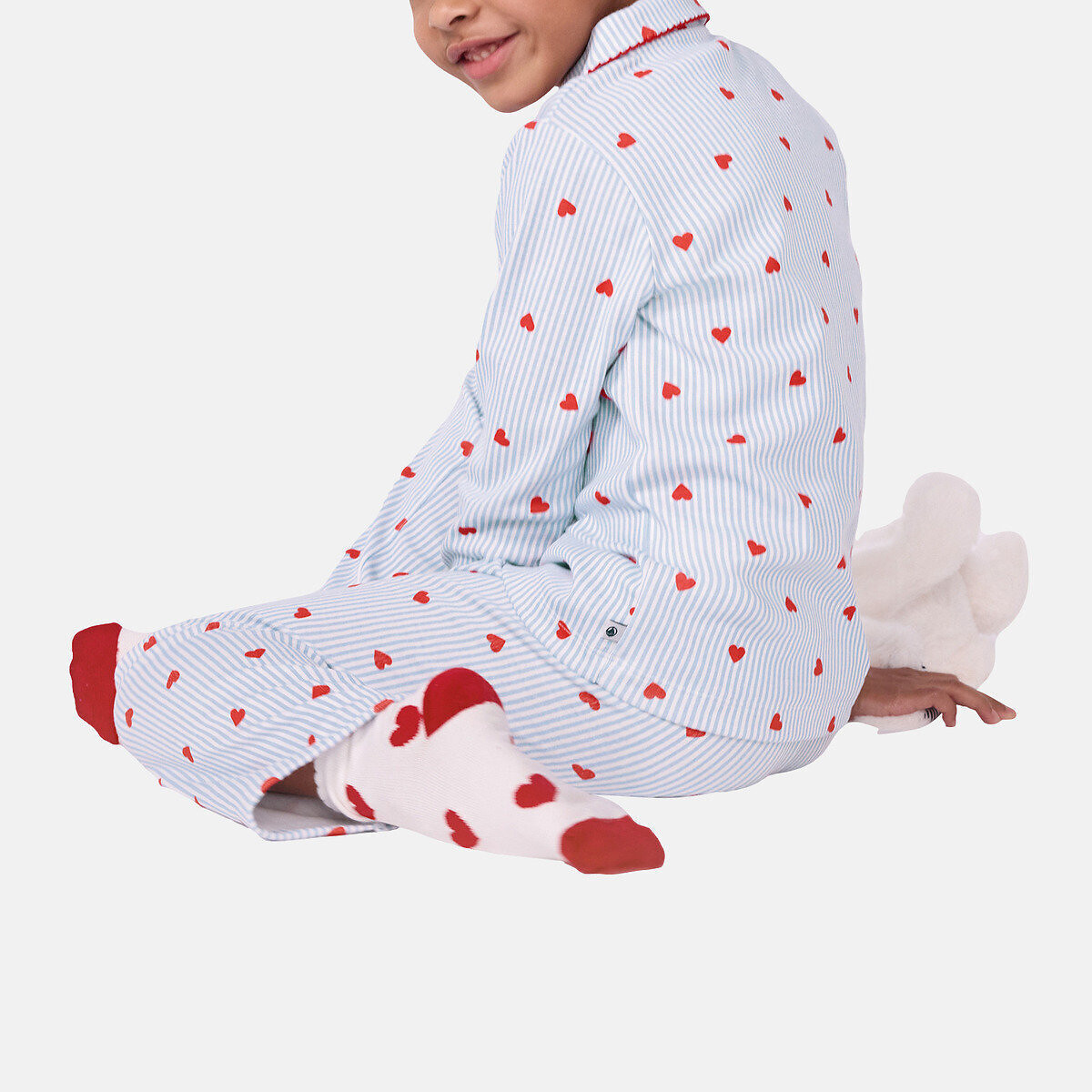 Children's Two-Piece Pyjama Set printed, PETIT BATEAU