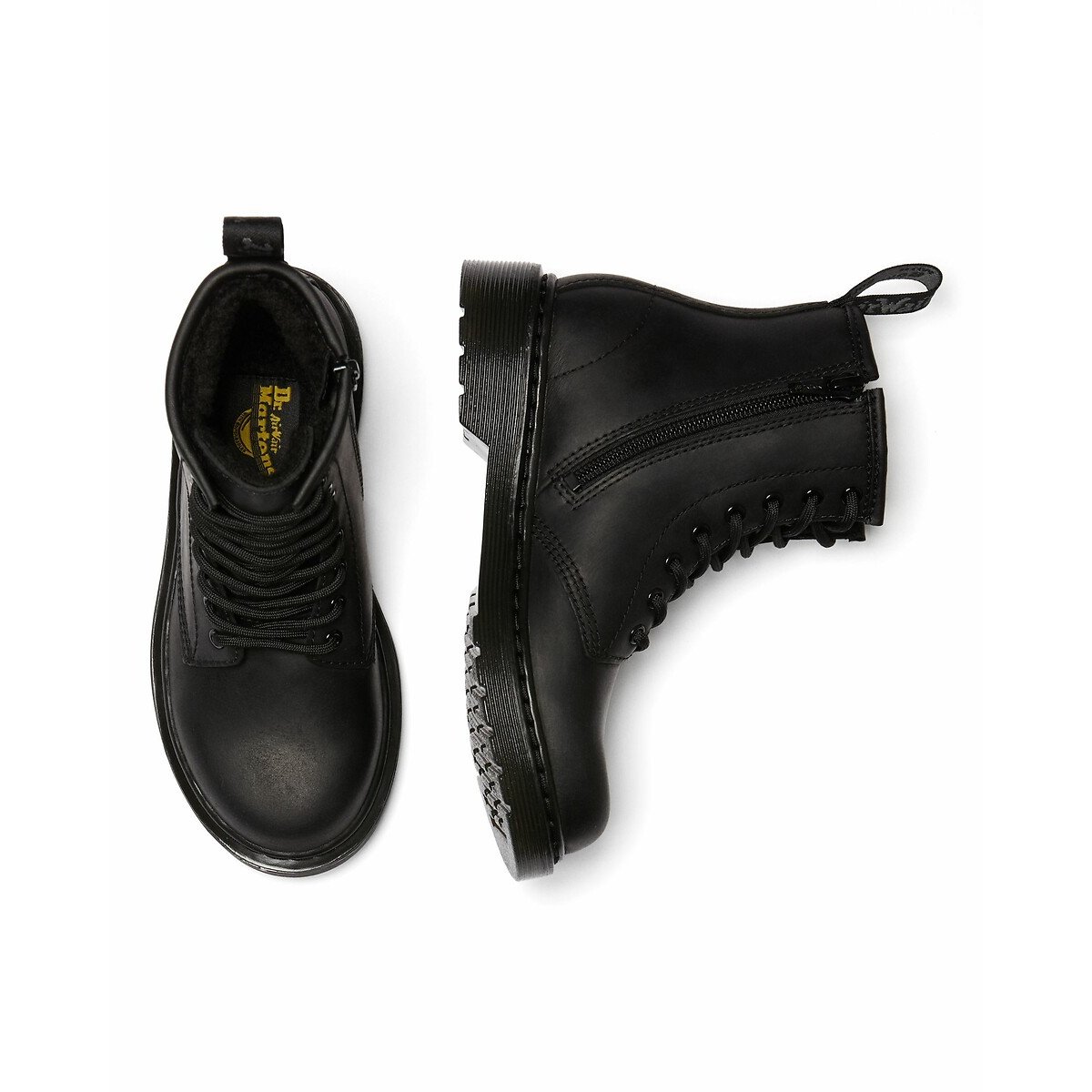 Boots en cuir 1460 Junior Serena Mono noir, DR. MARTENS