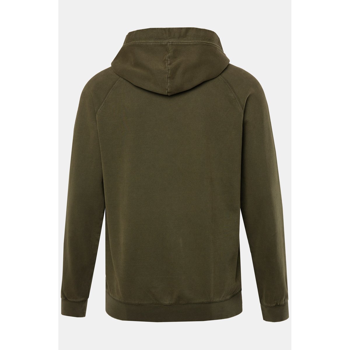 Sweat à capuche. Molleton vert sapin, JP1880