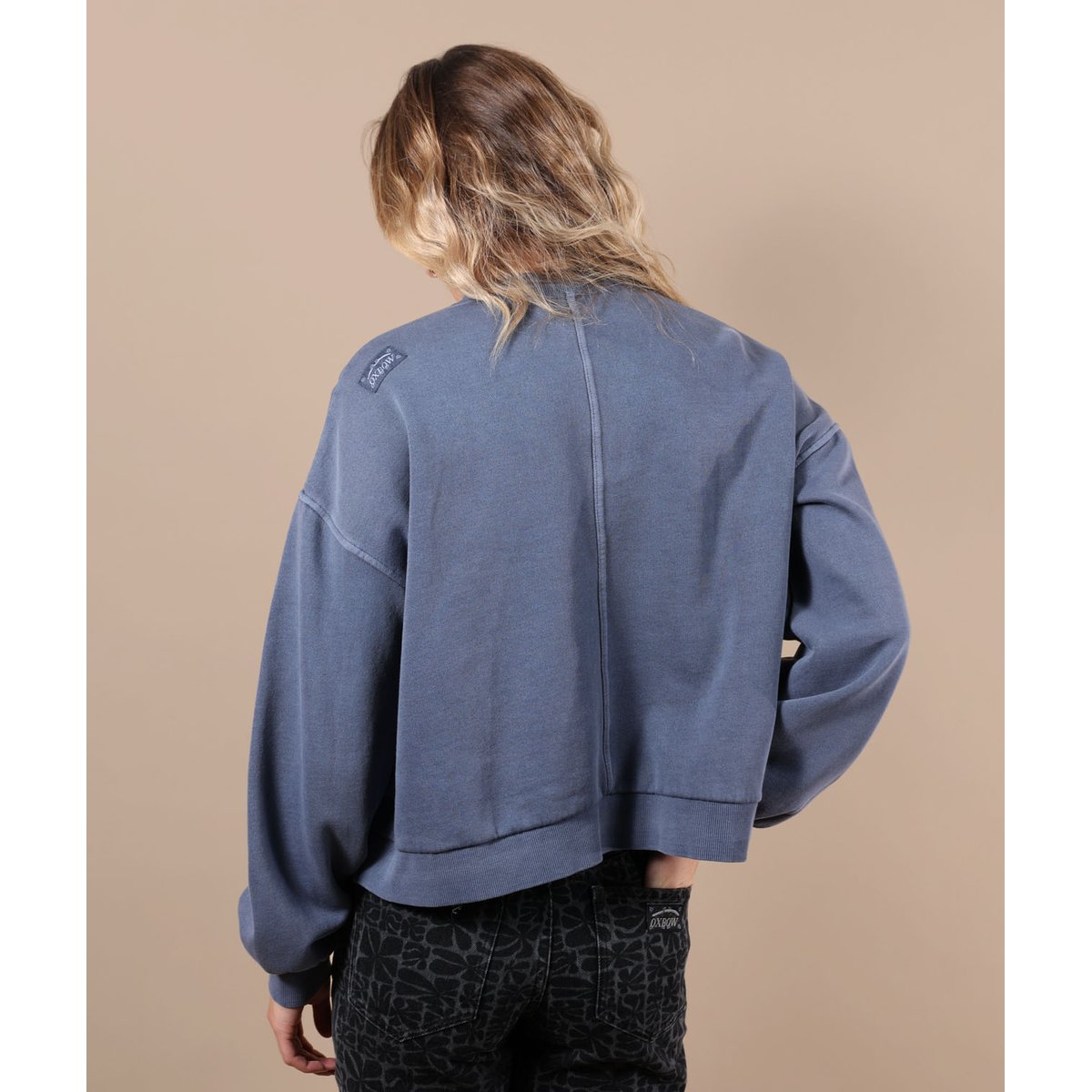 Sweat PEACE vintage indigo, OXBOW