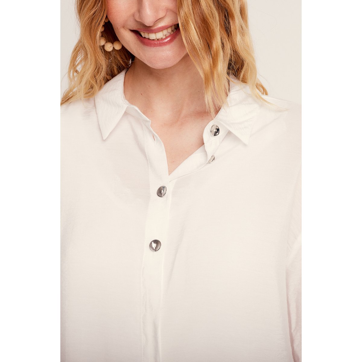 Chemise manches longues ecru, BREAL