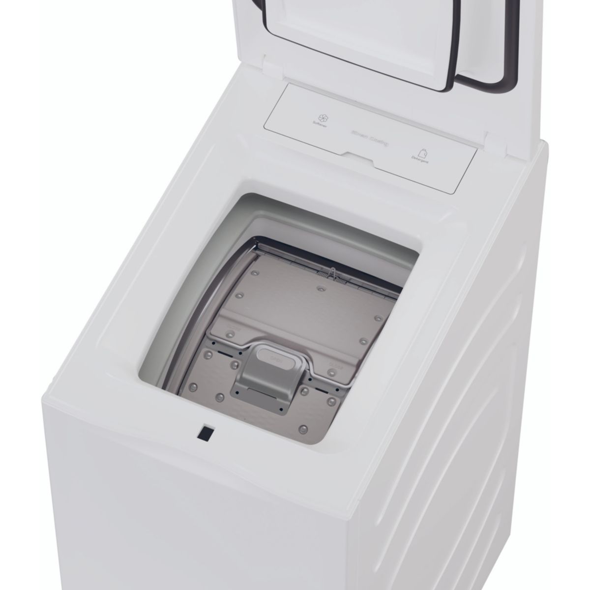Lave linge top HW85-BPD13386U-S - 8,5 kg - 1300 tr/min - Classe A - Moteur induction - Autodosage - Connecté couleur unique, HAIER