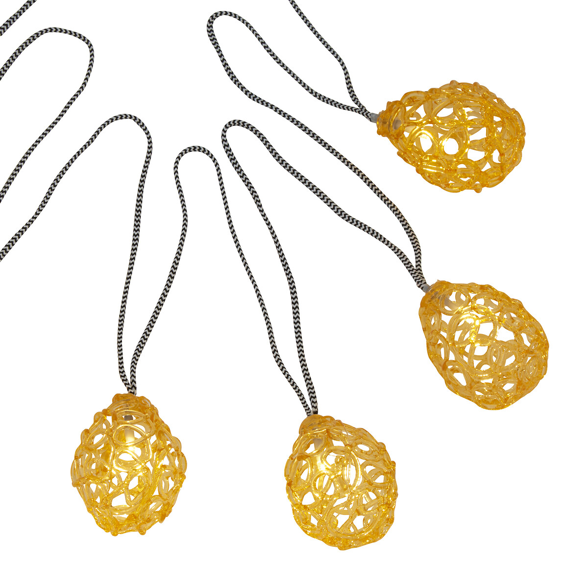 27cm LED Outdoor Acrylic String Lights in Amber transparent, SO'HOME