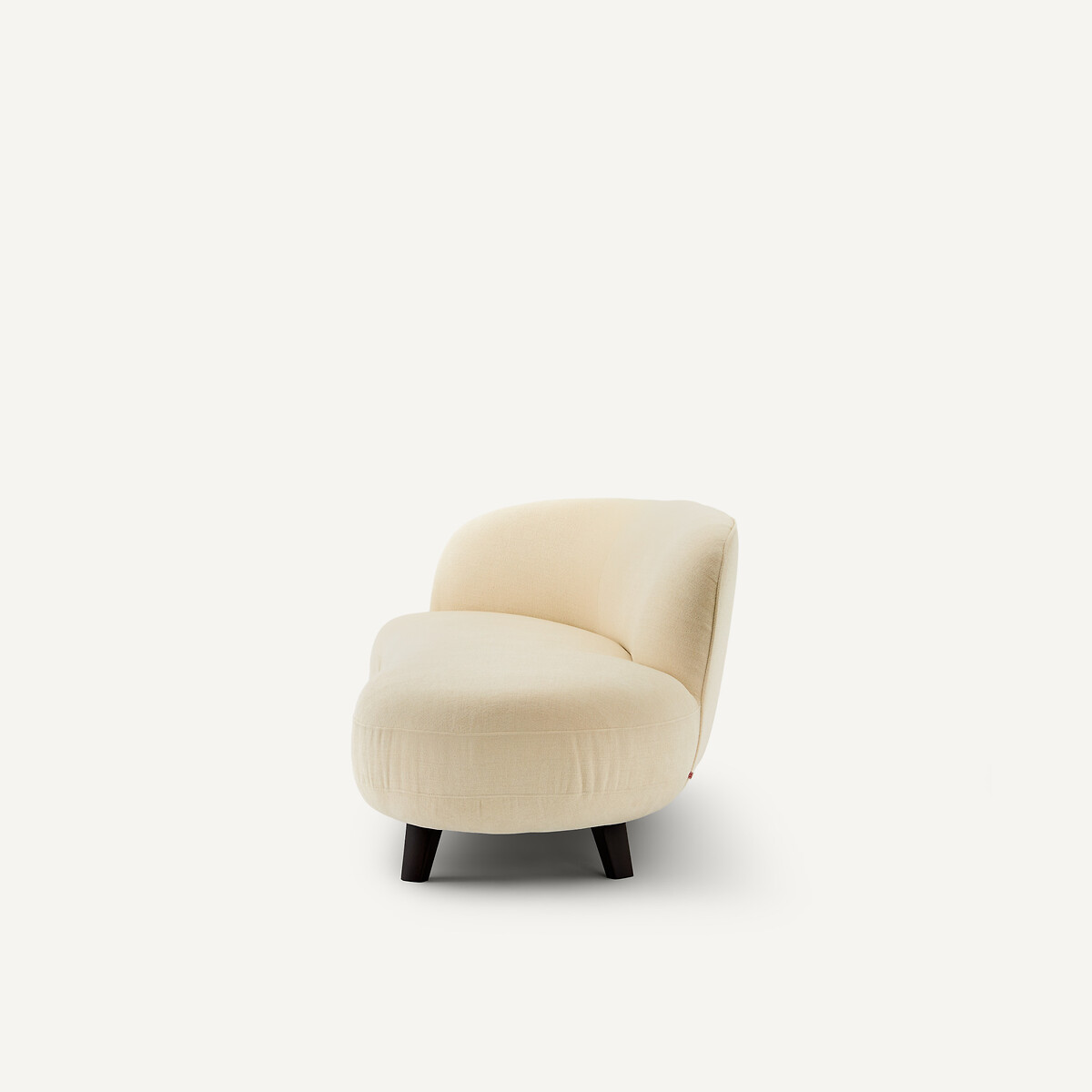 Canapé dormeuse droite, en polyester, ROSEBURY ivoire, EMMANUEL GALLINA X AM.PM