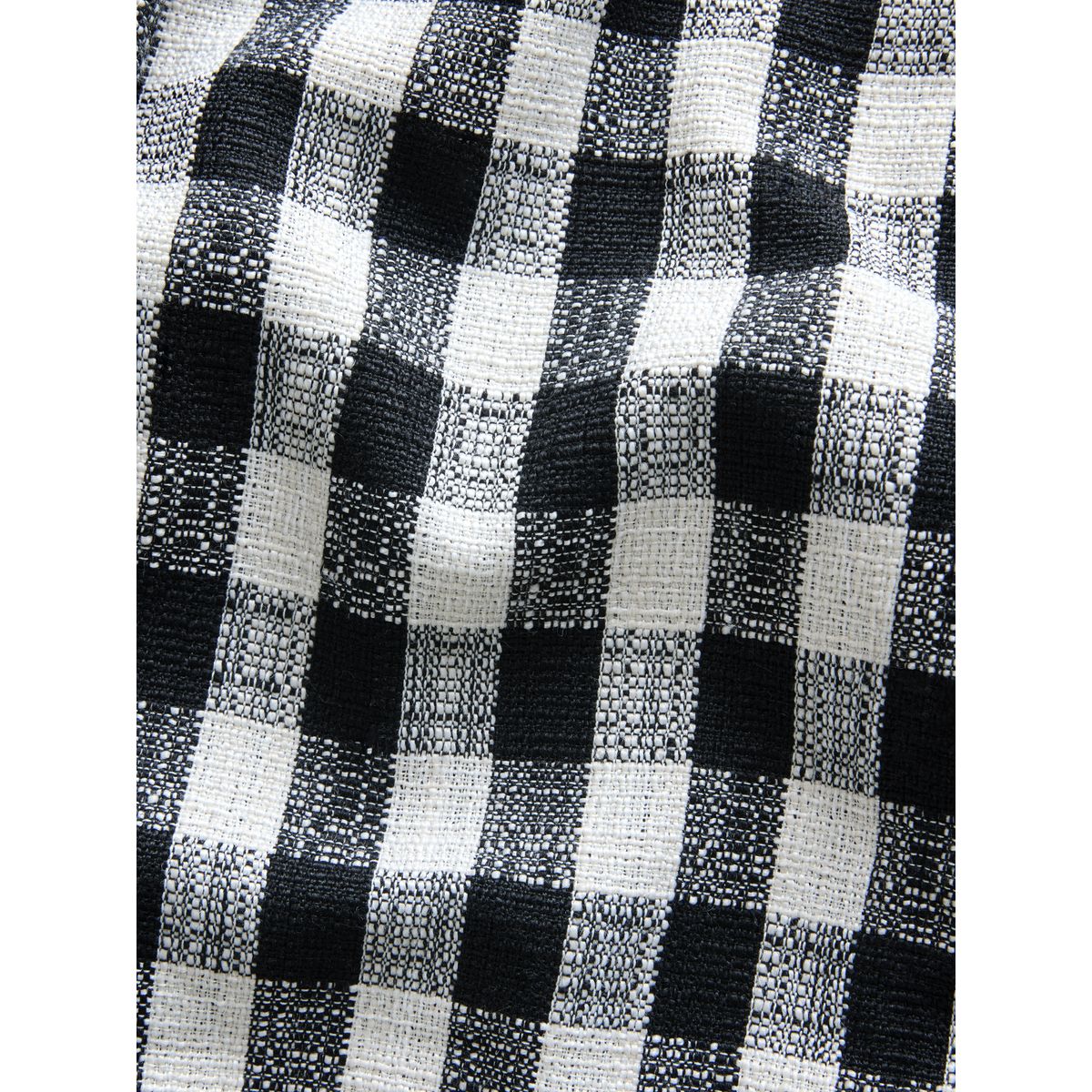 Veste-chemise bouclée bleu marine/blanc vichy, NEXT