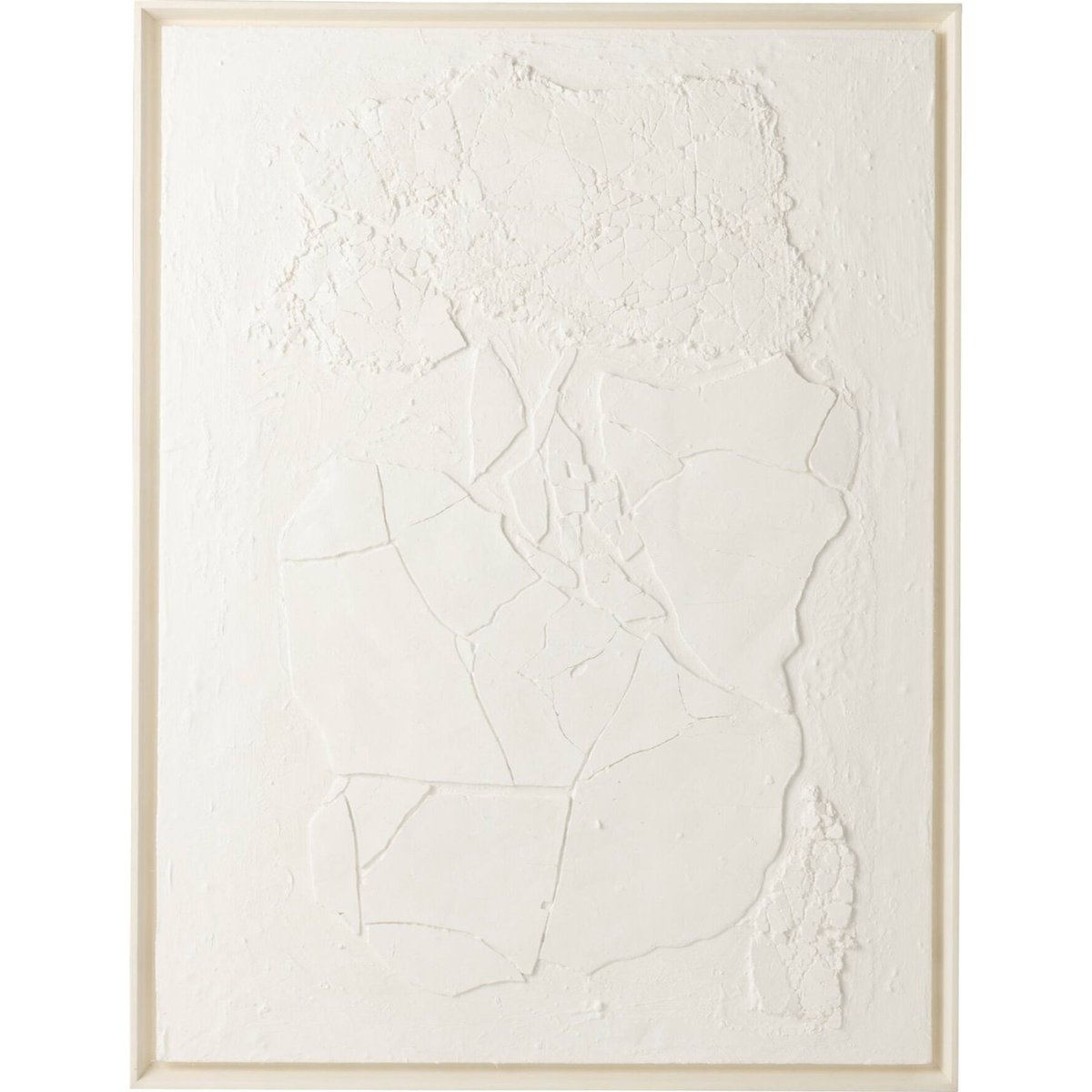 Tableau texturé en toile et pin blanc, RECOLLECTION