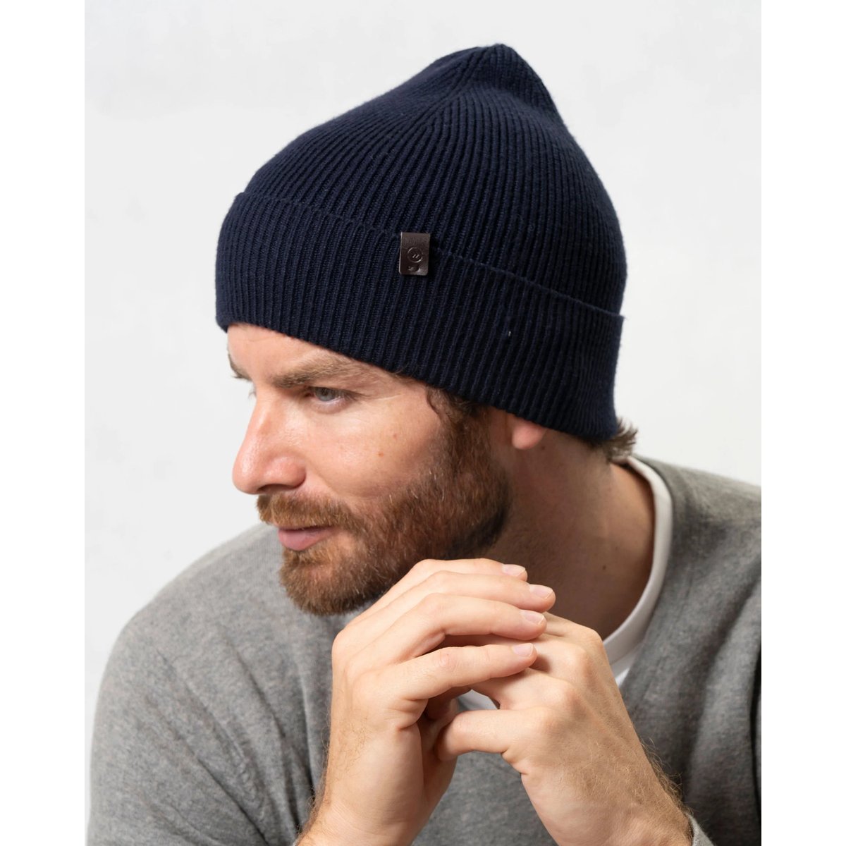 Bonnet ultra doux, non doublé bleu marine, ISOTONER