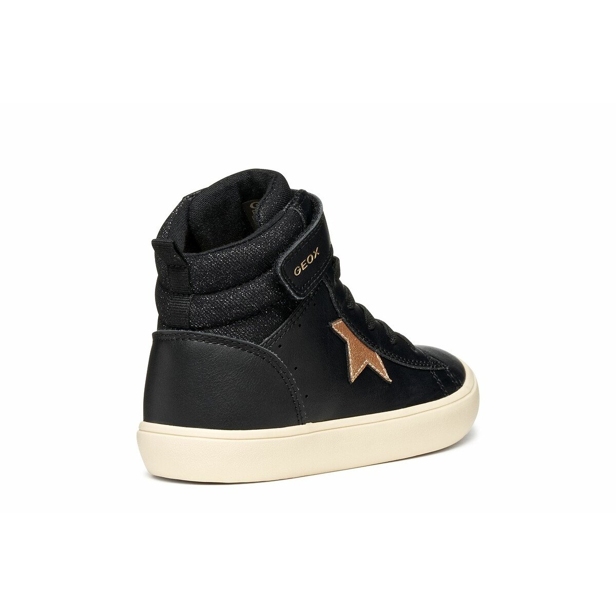 Zapatillas altas transpirables Gisli negro, GEOX