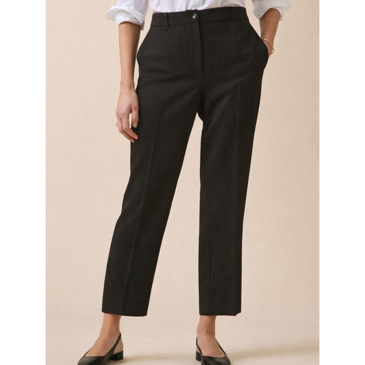 Pantalon fuselé Eugenie noir, CYRILLUS