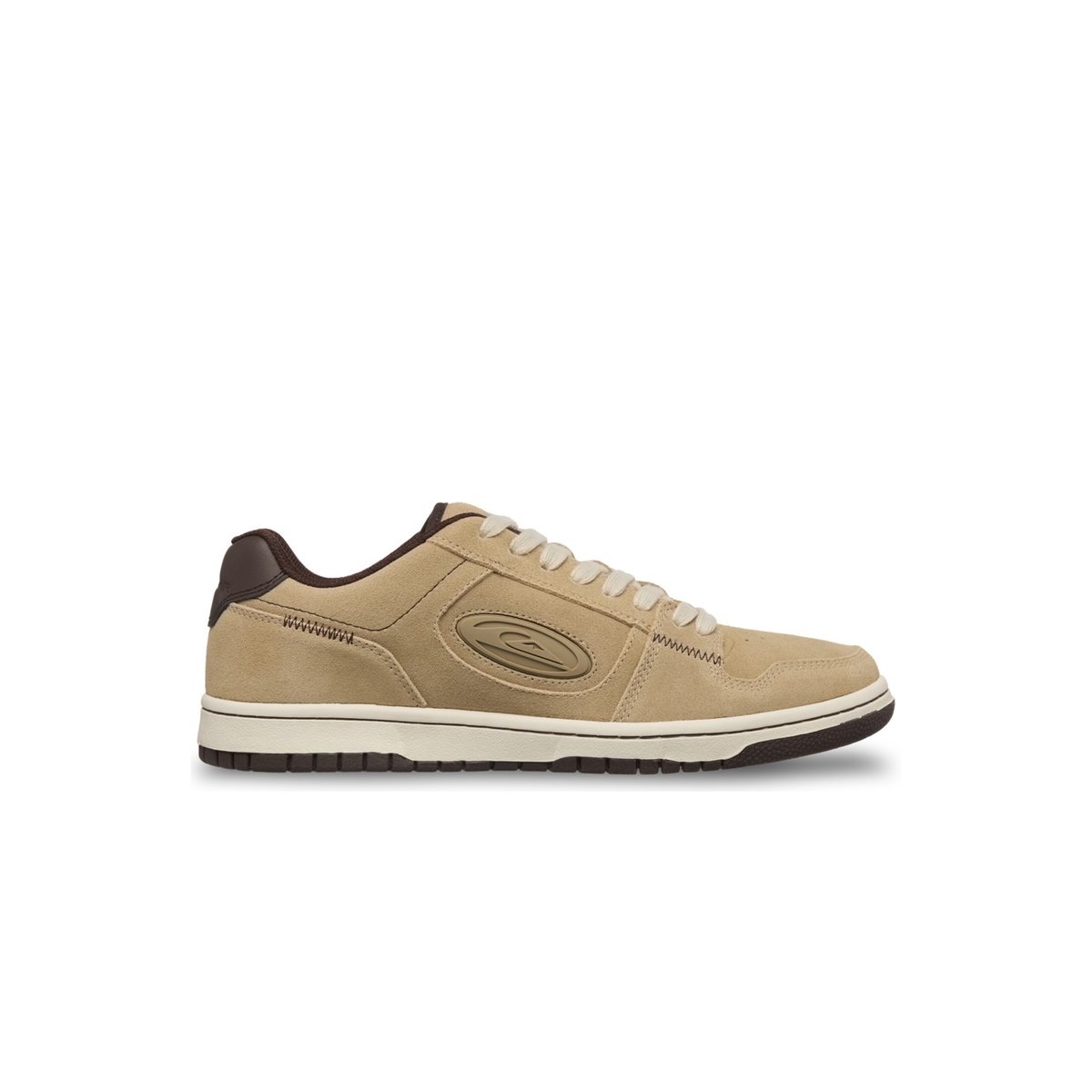 Sneakers d’inspiration skate SLAM SUEDE marron kelp, QUIKSILVER