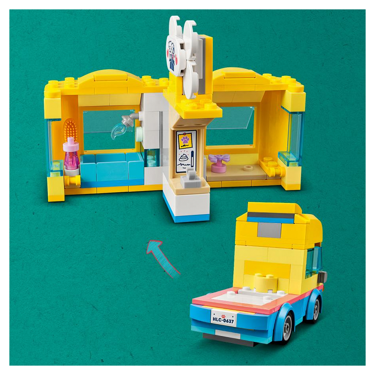 41741 La fourgonnette de sauvetage canin ® Friends multicolore, LEGO