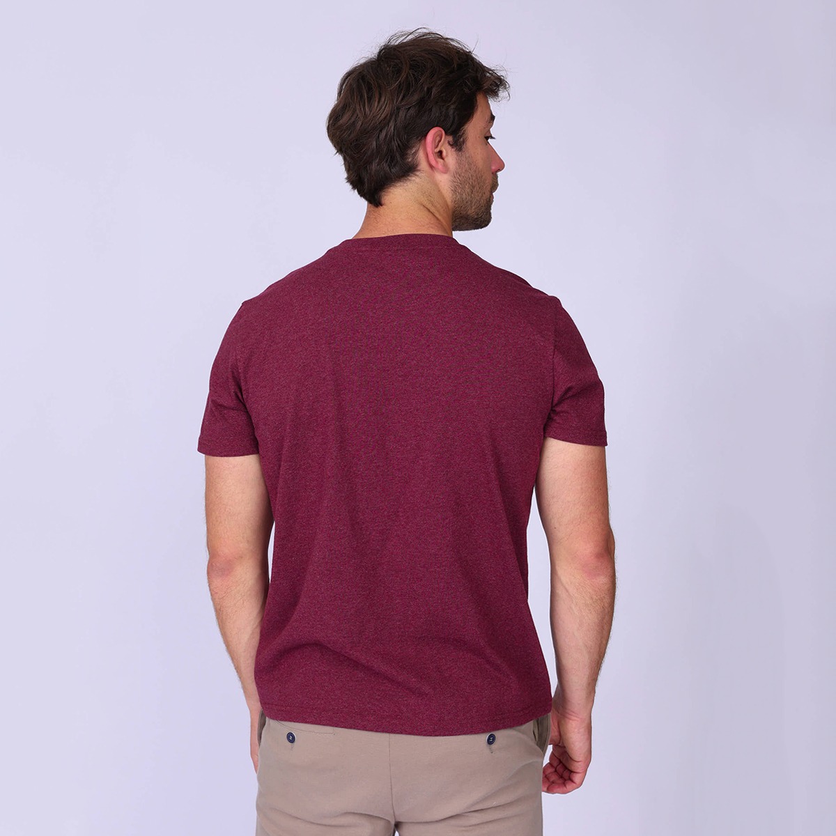 T-shirt Cédric bordeaux, MISE AU GREEN