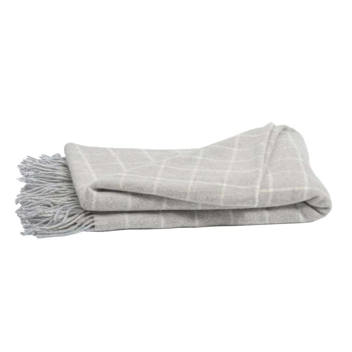 Plaid 140x200 cm Laine + Cachemire Camelia multicolore, EDEN