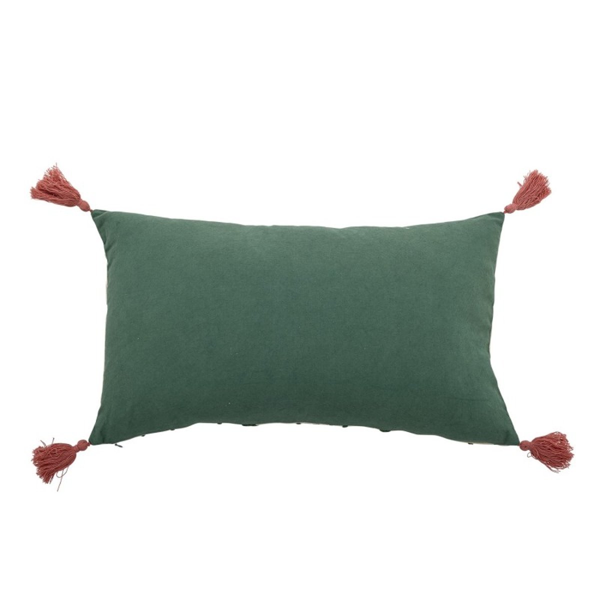 Coussin de salon graphique WOODSBY vert, BLOOMINGVILLE