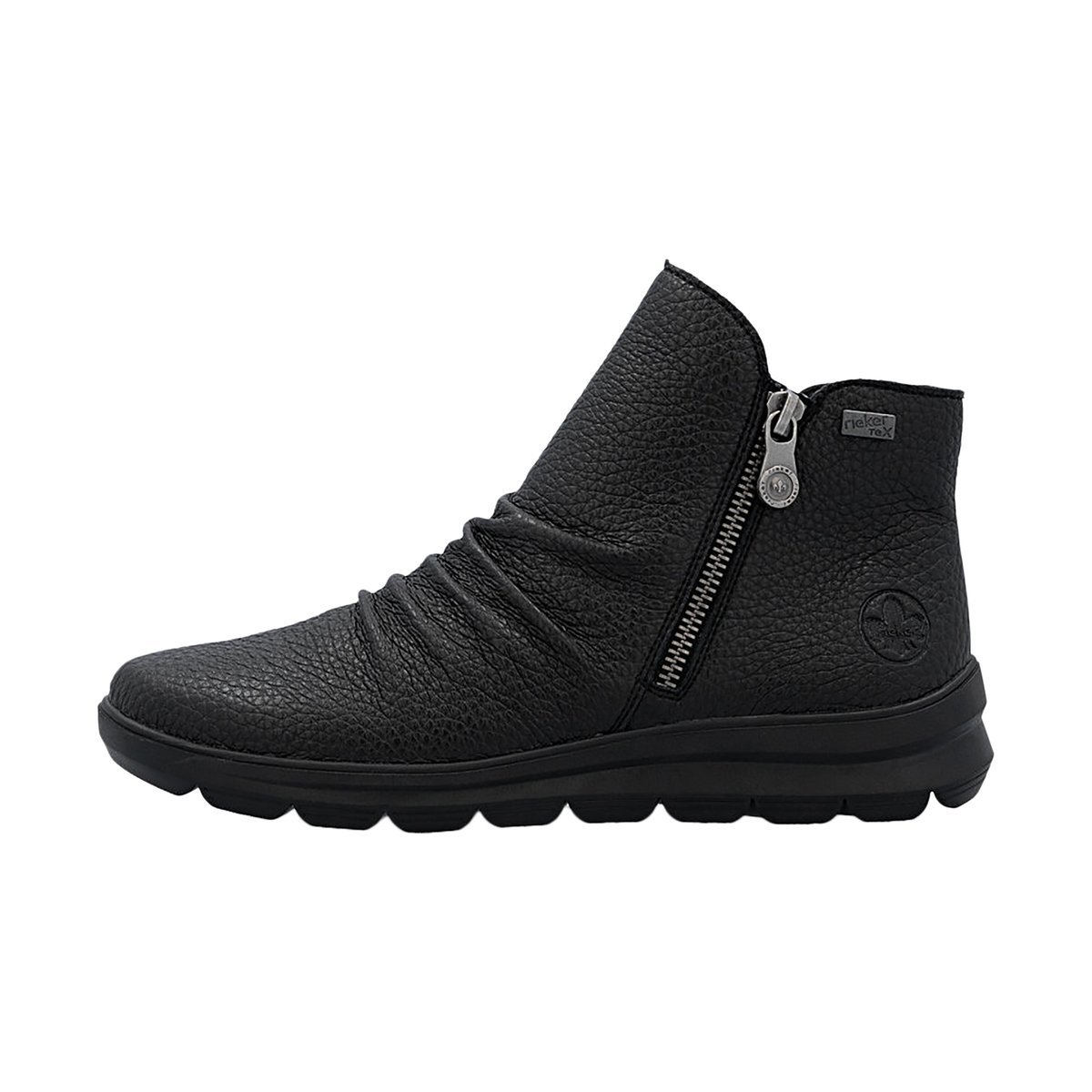 Bottine Cuir Cosmos noir, RIEKER