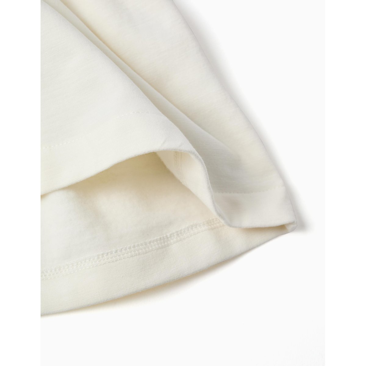 Sweat en coton peigné avec fleurs en relief blanc, ZIPPY